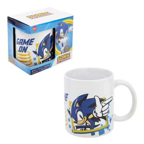 SONIC – Game On – Tazza in Ceramica 325ml (In confezione regalo xxcm)…x12…x24